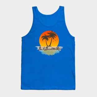 Awesome Tropical Vibes Design Tank Top